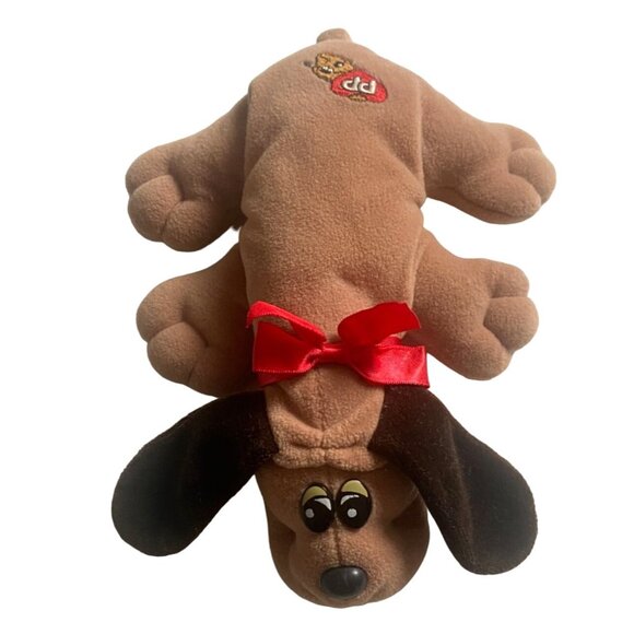 Vintage Pound Puppy 'Tonka' 9 In Stuffed Puppy Dog-Brown-GUC - Picture 1 of 7